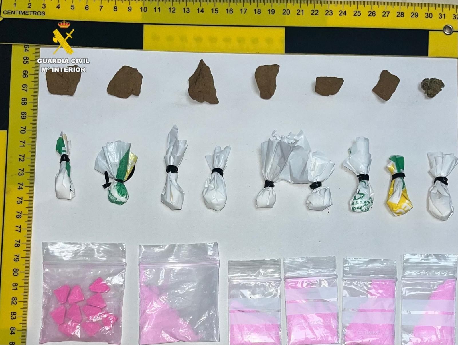 Droga intervinguda durant l'operació Detenen dos persones per tràfic de drogues a l'Arenal Sound