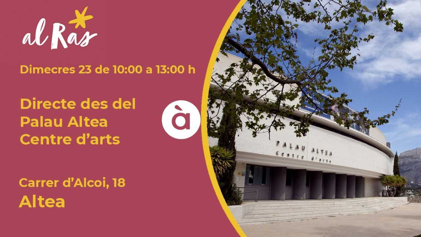 En directe des de la Marina Baixa