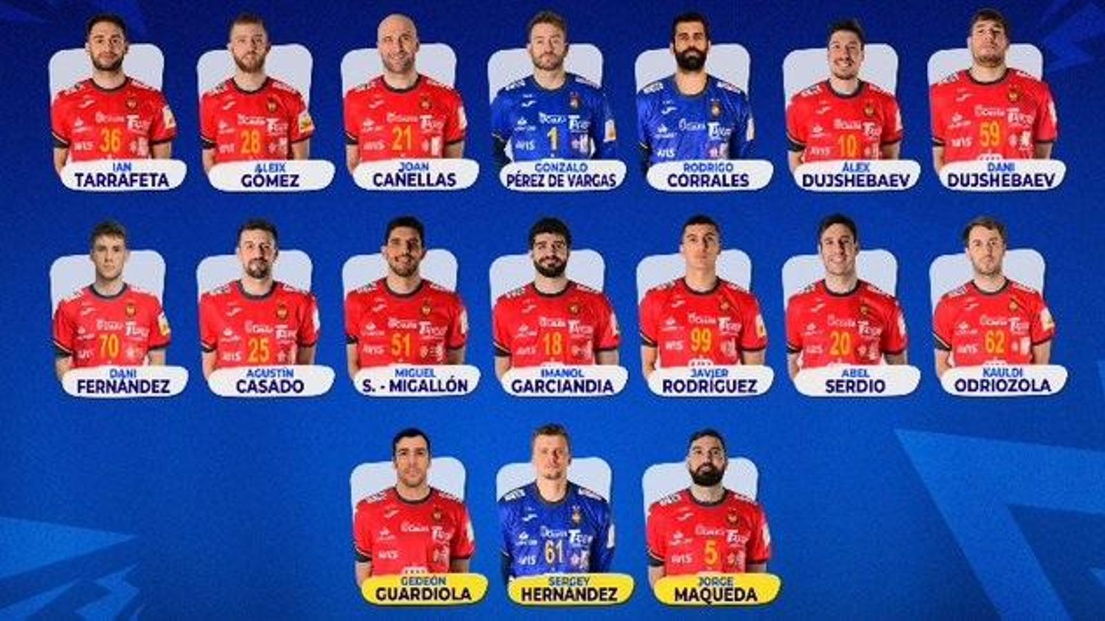 La llista de 14+3 convocats per als Jocs Olímpics de París