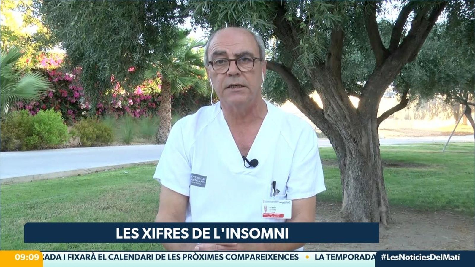 'Les notícies del matí' entrevista Eusebi Chiner, director de la Unitat del Son de l'Hospital de Sant Joan