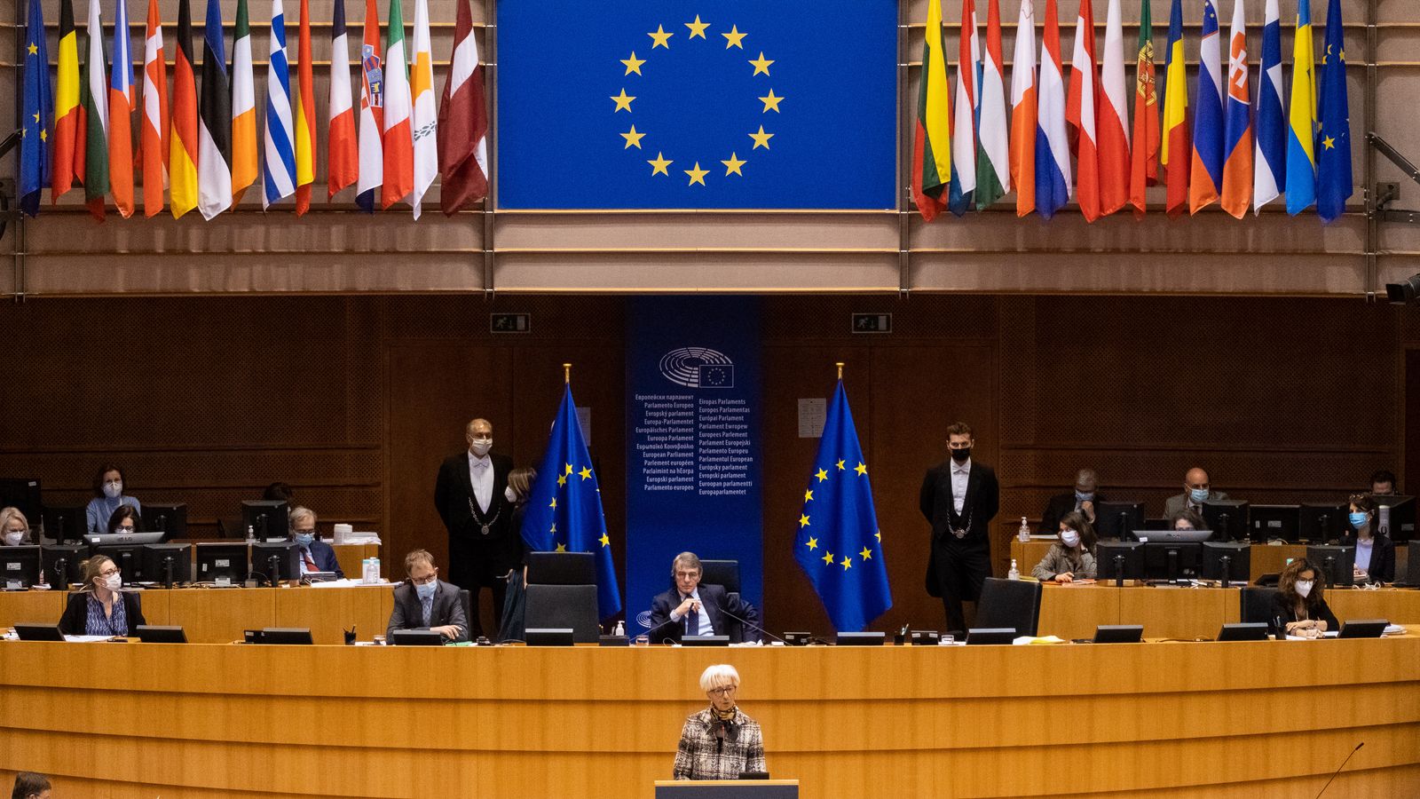 Imatge d'arxiu d'una sessió al Parlament Europeu