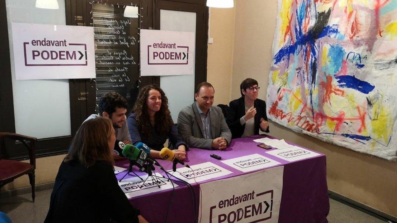 Rubén Martínez Dalmau en la presentació de la seua precandidatura a la Generalitat