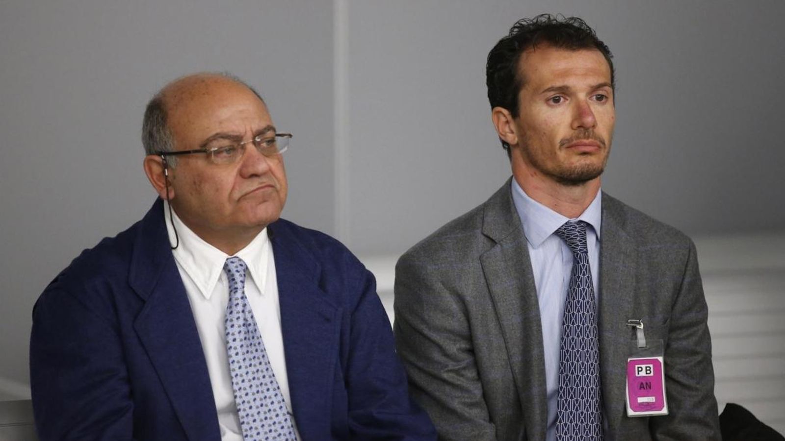 A la dreta, l'expresident de la patronal CEOE, Gerardo Díaz Ferrán