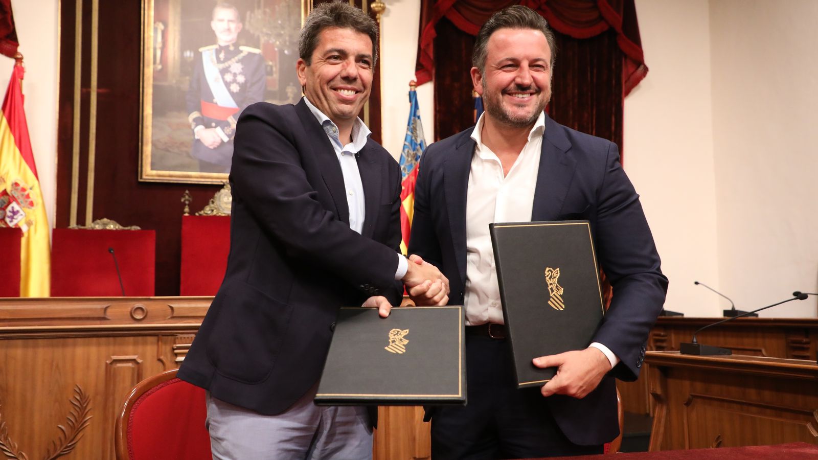 Mazón i Ruz, este dilluns