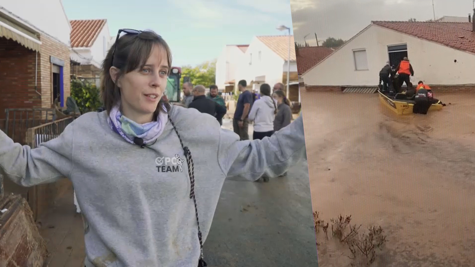 Rosalía és una veïna afectada per la DANA d'Utiel