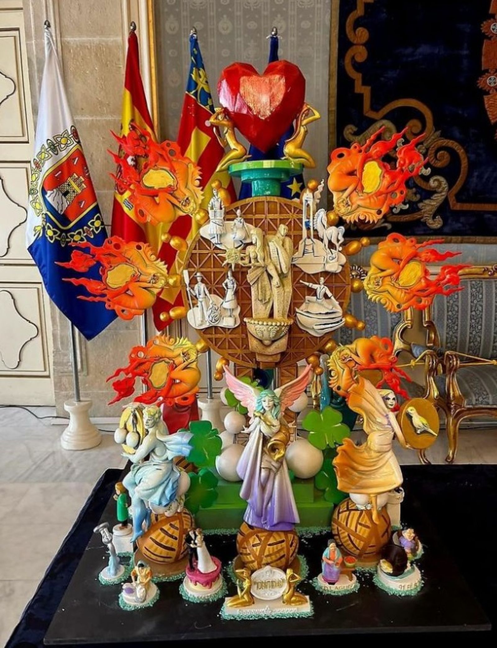 Maqueta de la foguera municipal d'Alacant per a 2025, obra de Pedro Espadero