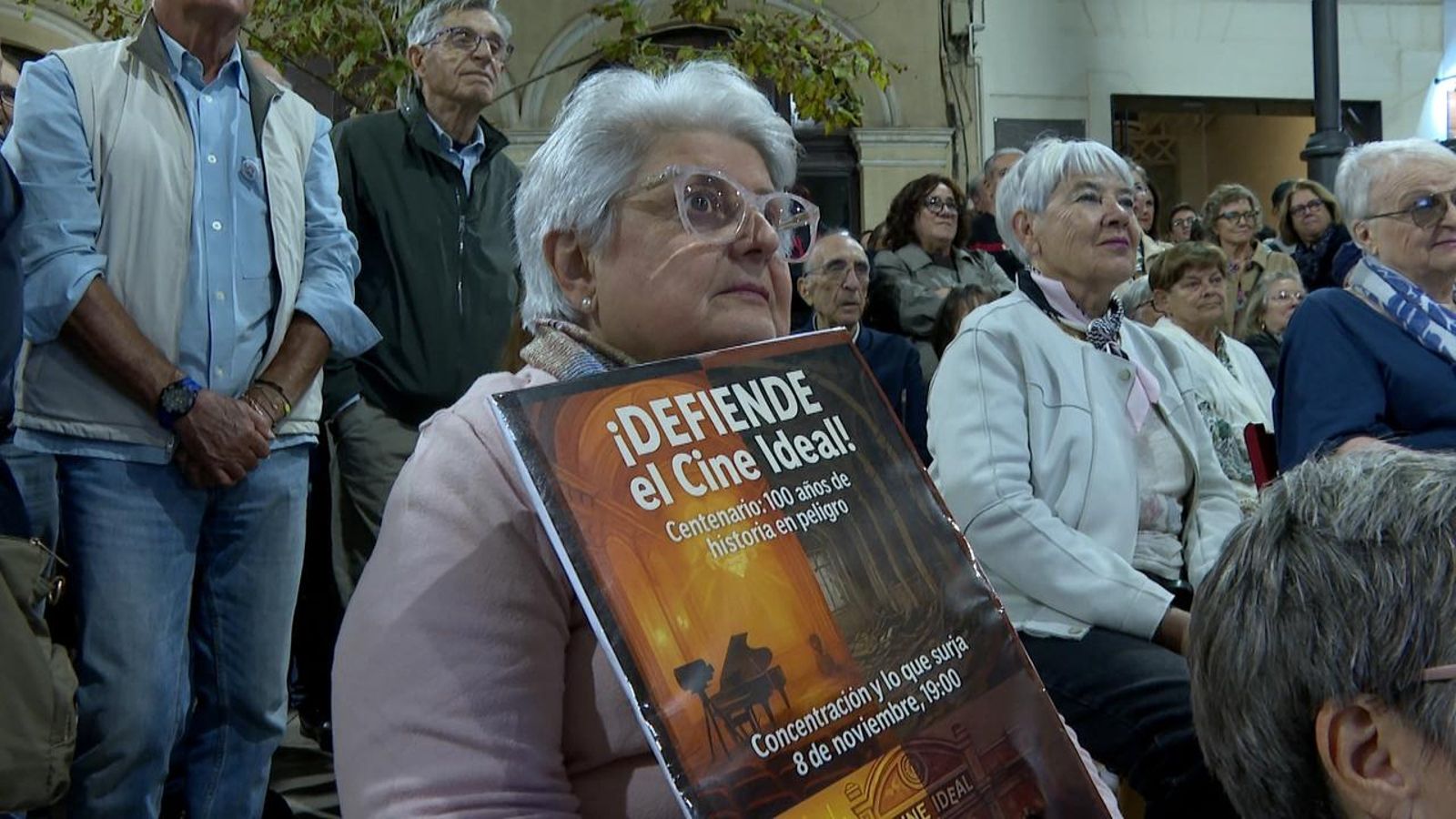 Acte celebrat este dissabte davant del Cinema Ideal d'Alacant