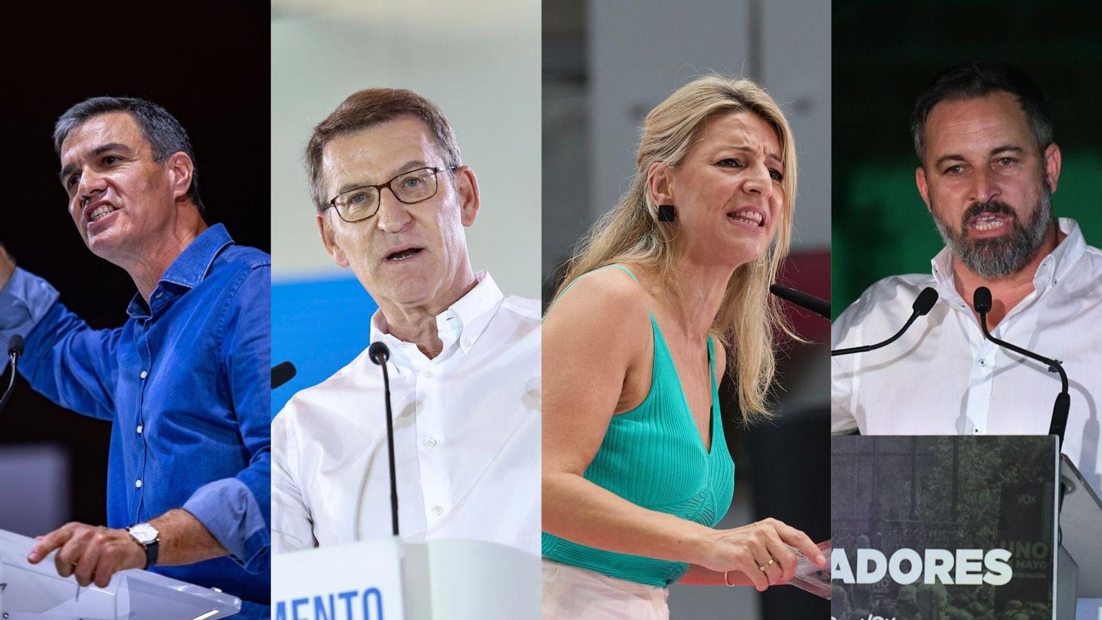 Els candidats a la presidència i els caps de llista valencians intensifiquen els seus discursos a set dies de les eleccions