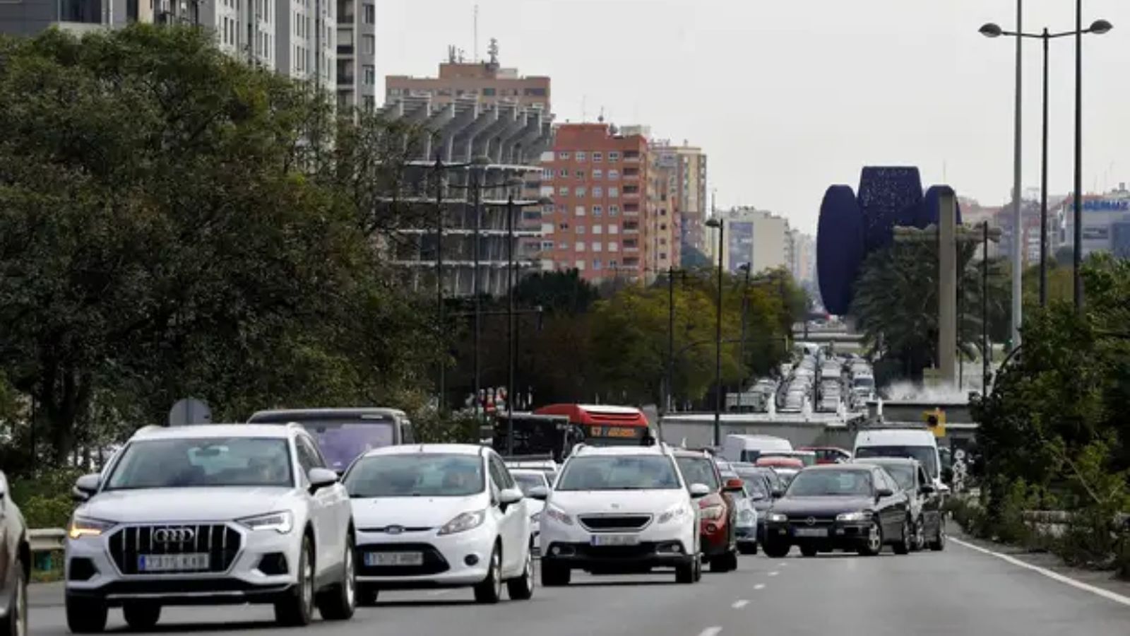 Retenció produïda en un dels controls establits a la ciutat de València el passat 26 de febrer
