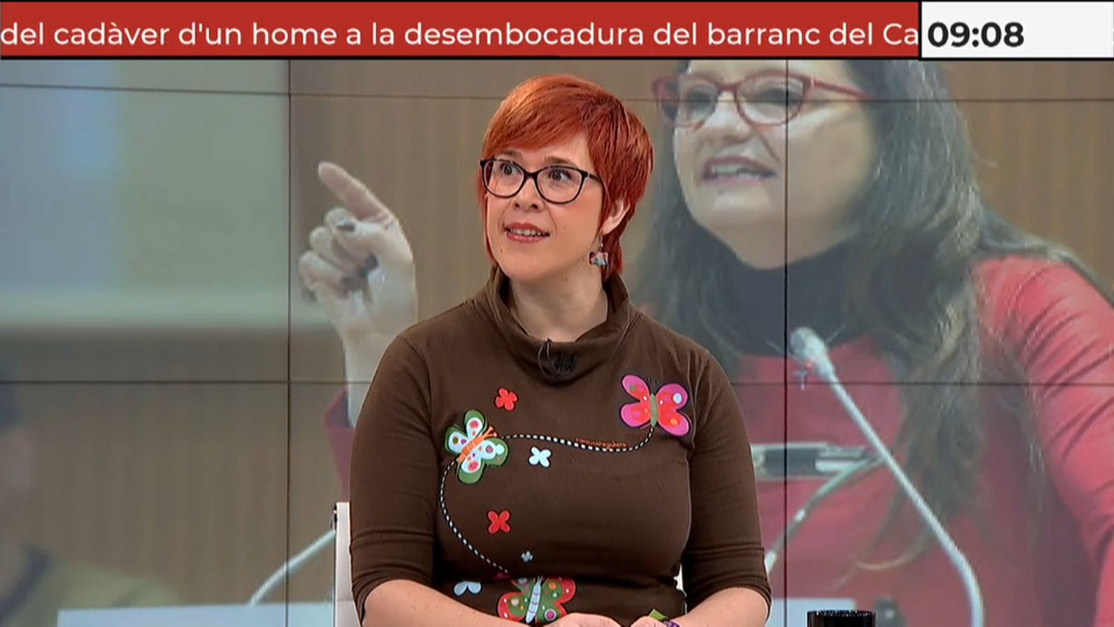 Águeda Micó en 'À Punt Notícies matí'