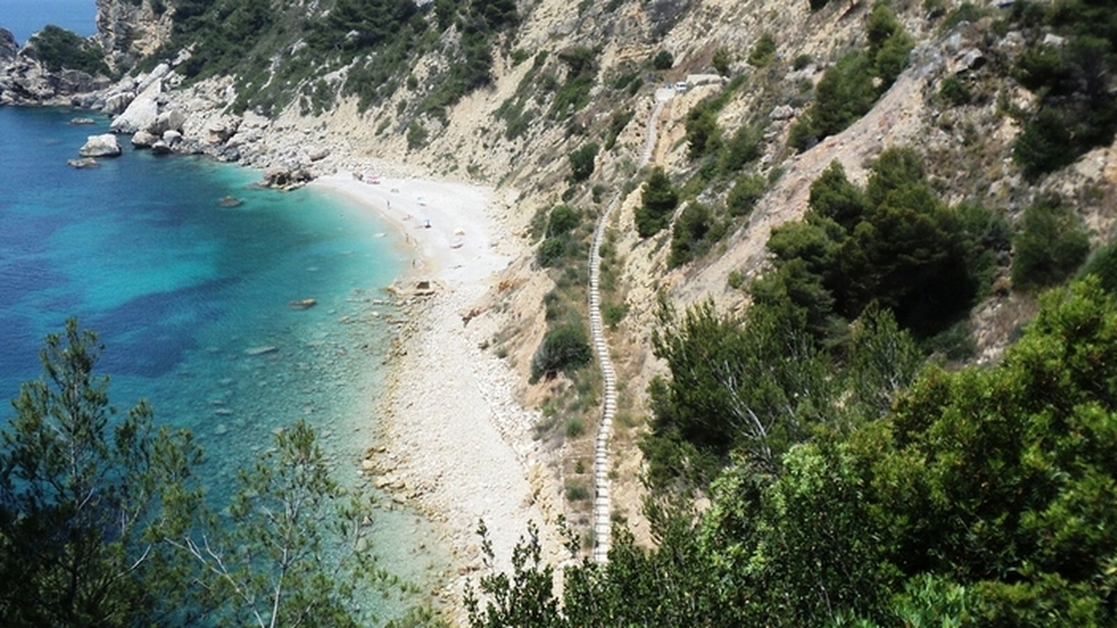 Imatge d'arxiu de la Cala Ambolo a Xàbia