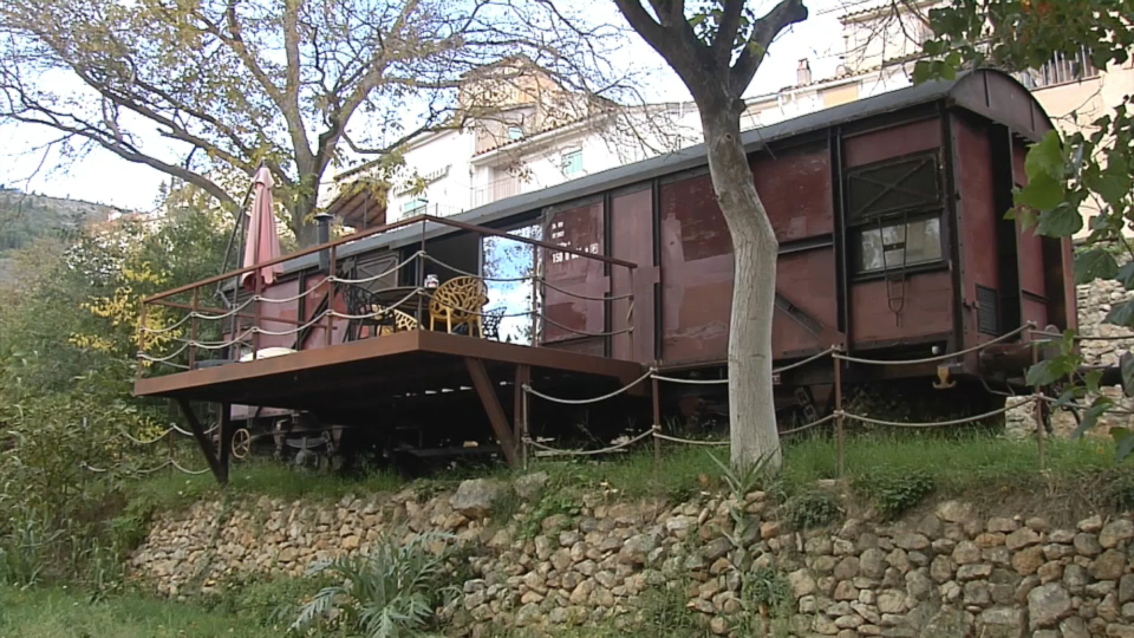 Vivenda a vagó de tren