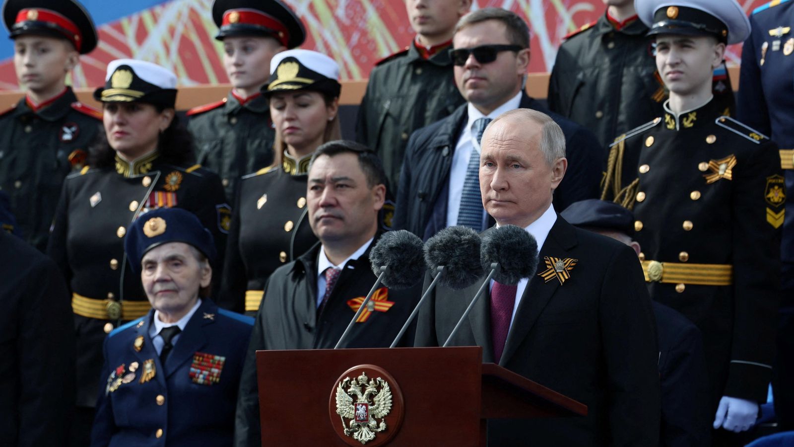 Putin en la seua intervenció durant la desfilada militar en la plaça Roja de Moscou
