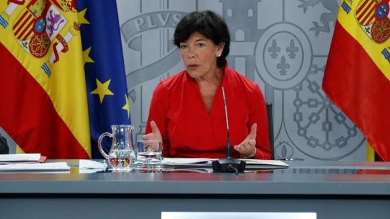 La ministra d'Educació, Isabel Celaá, aquest dijous