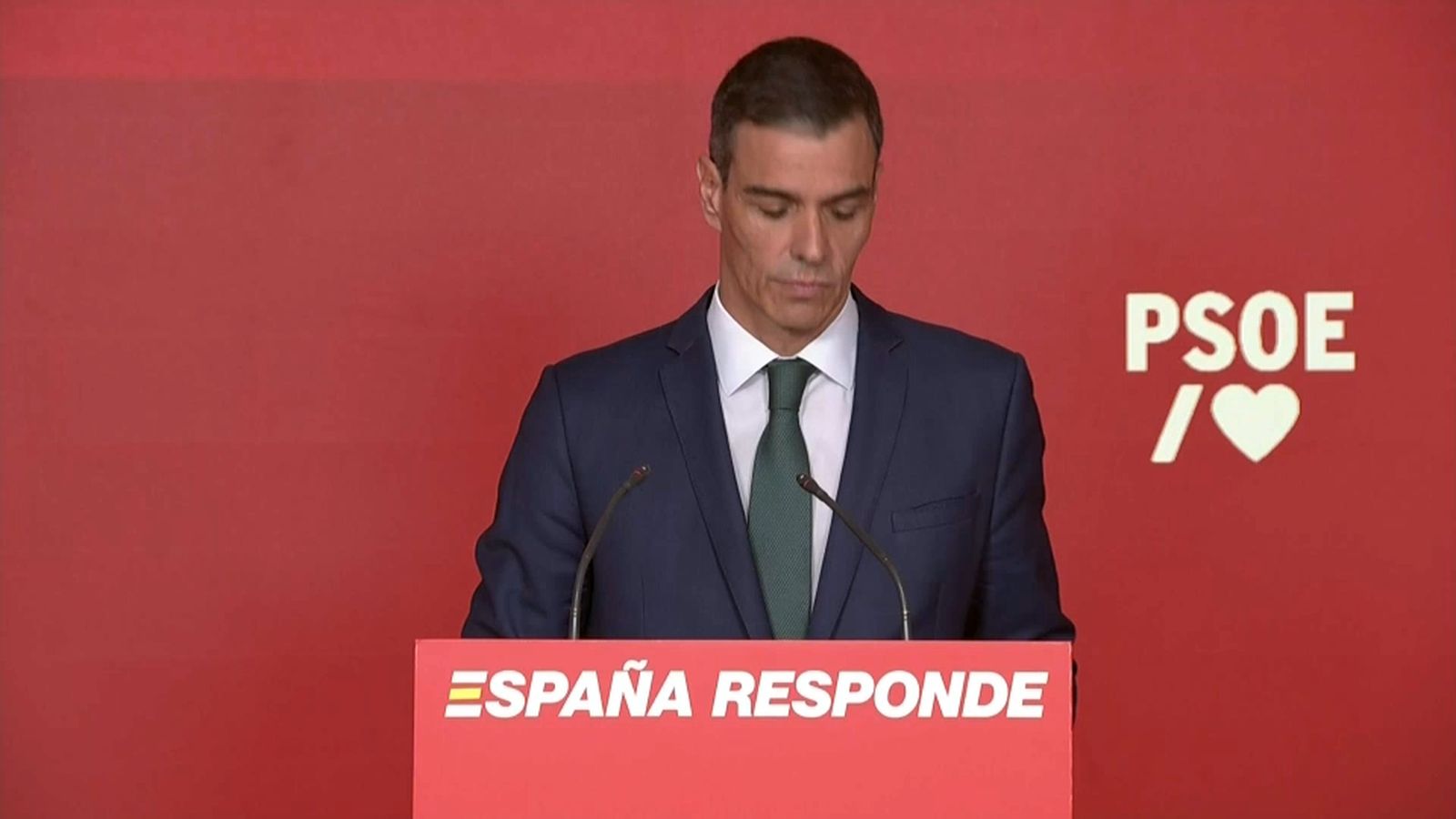 Pedro Sánchez compareix després de la reunió de l'executiva socialista, este dilluns