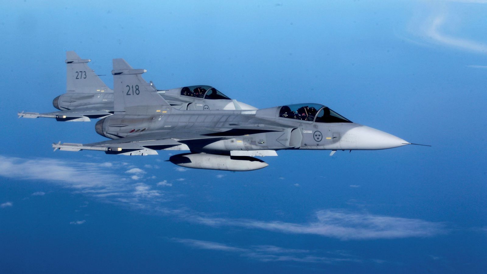 Avions de les forces sueques