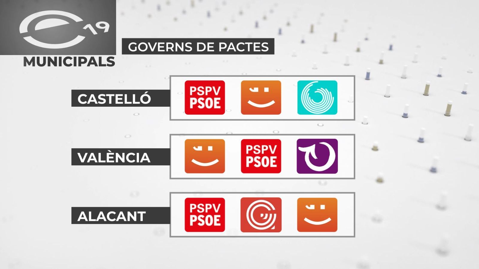 Els pactes, clau per a formar govern en els municipis