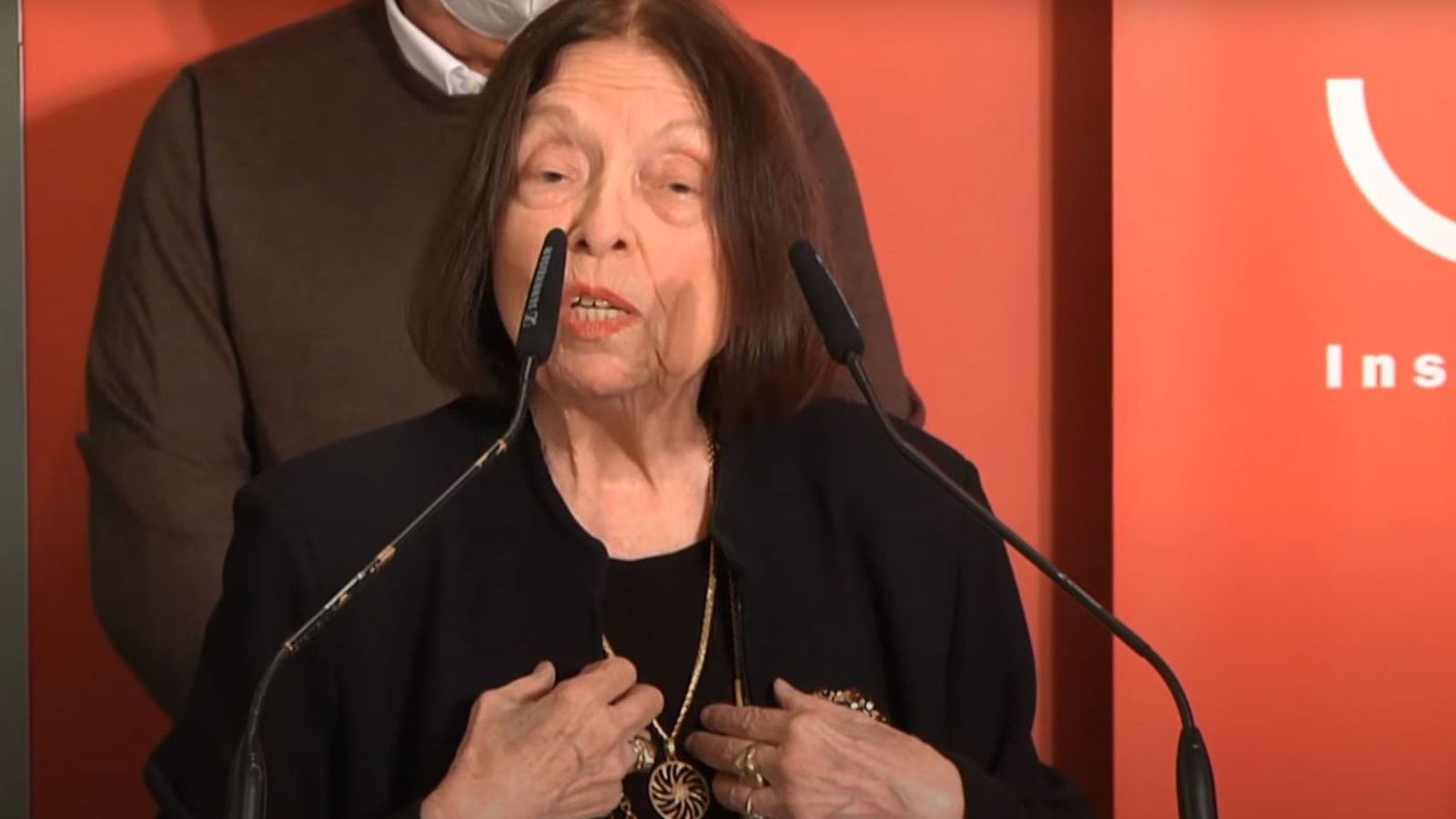 L'escriptora brasilera Nélida Piñón a l'Institut Cervants