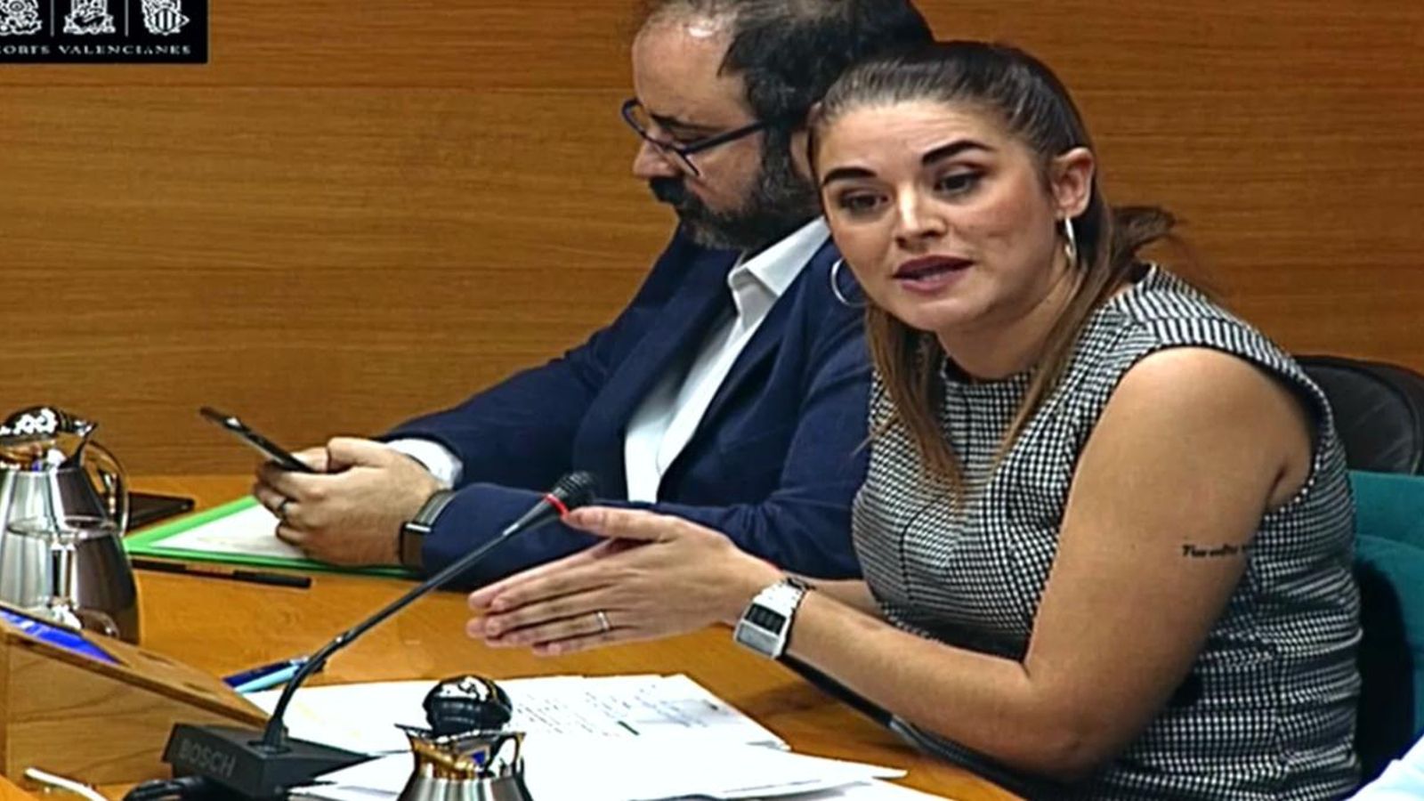 La consellera d'Agricultura, Medi Ambient, Canvi Climàtic i Desenvolupament Rural, Mireia Mollà, en un moment de la intervenció