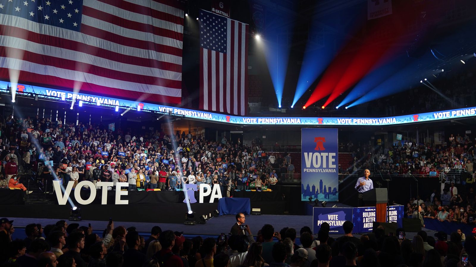 Una acte demòcrata, la setmana pasada