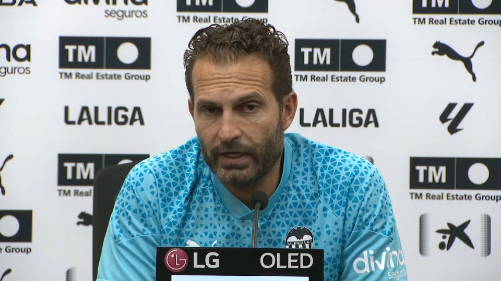 El tècnic del València CF, Rubén Baraja