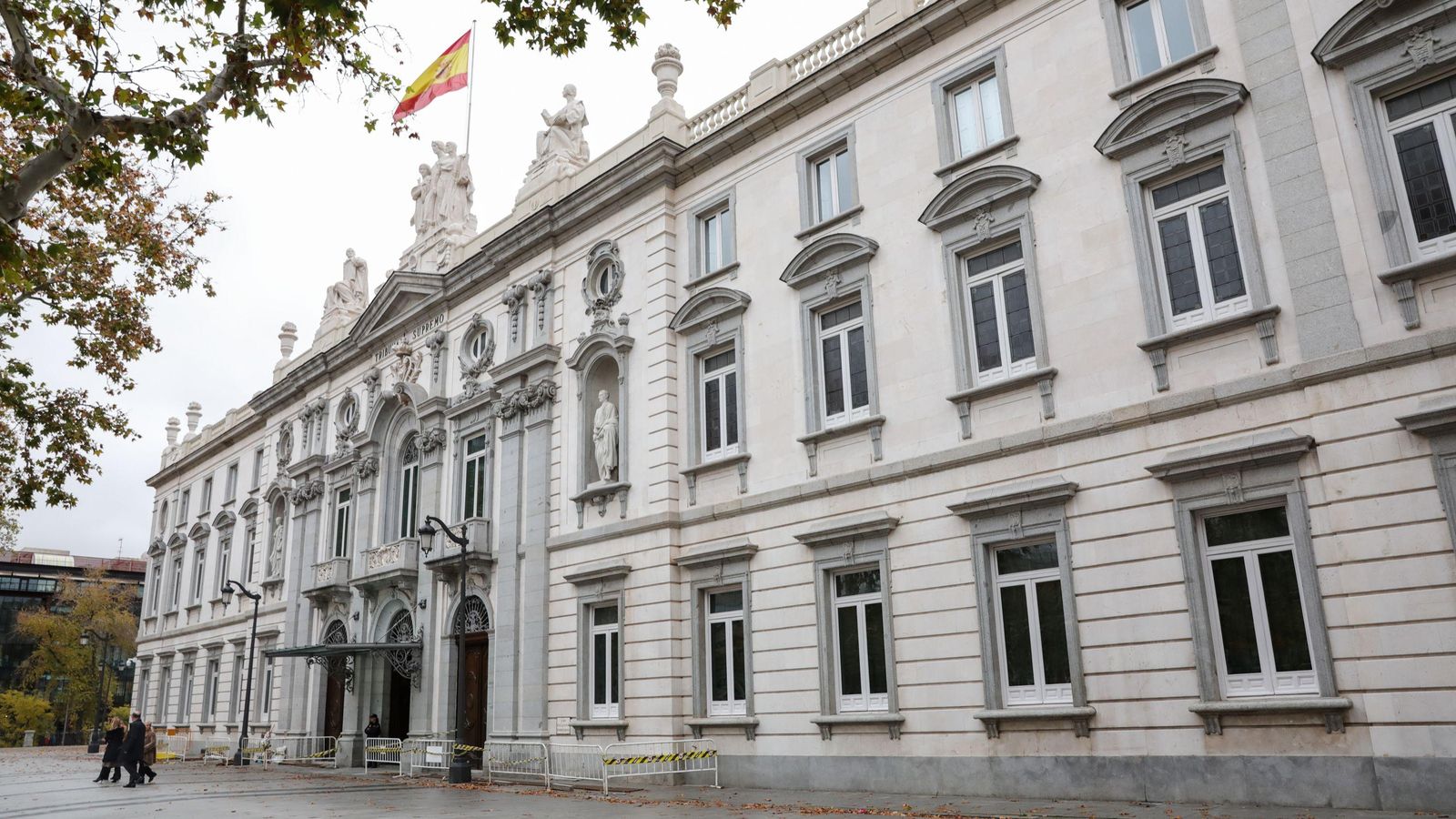 Imatge d’arxiu de la façana de l'edifici del Tribunal Suprem