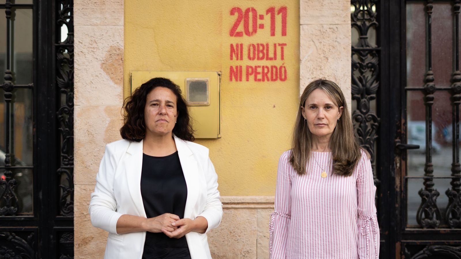 Les presidentes de les associacions de víctimes de la Dana 29 d'Octubre de 2024 i Víctimes Mortals Dana 29-O, Mariló Gradolí i Rosa Álvarez