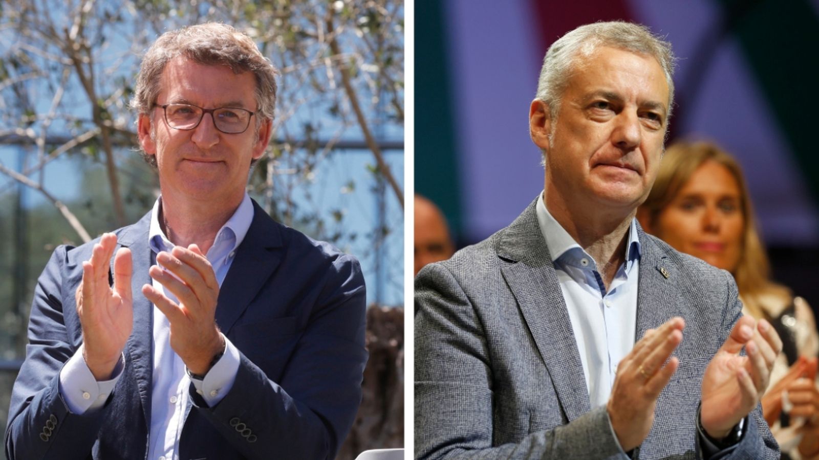 El president de la Xunta, Alberto Núñez Feijóo, i el lehendakari basc, Iñigo Urkullu