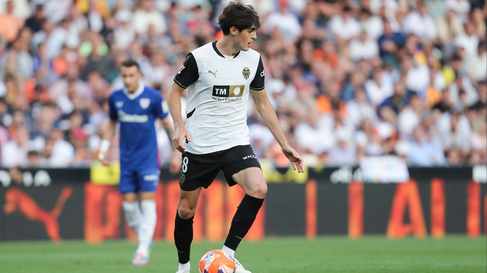 Javi Guerra, en un partit de la temporada passada