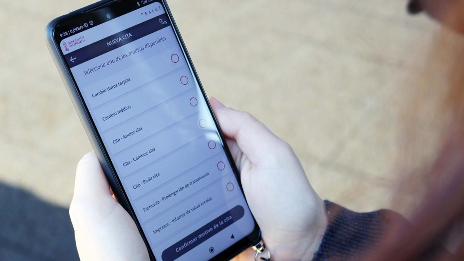 Visualització de les noves opcions per a demanar cita-mostrador