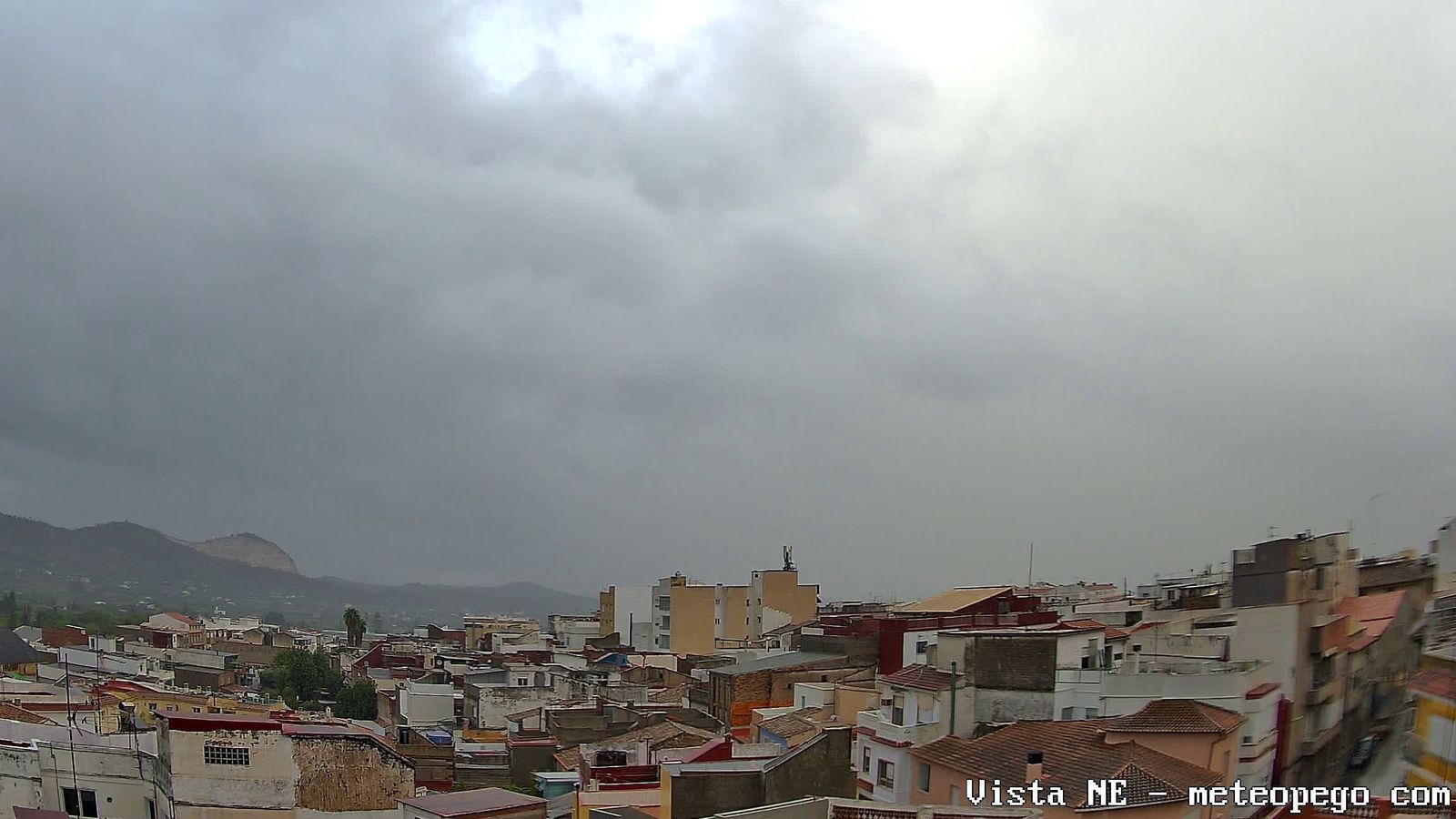 Panoràmica de Pego, este dijous de matí
