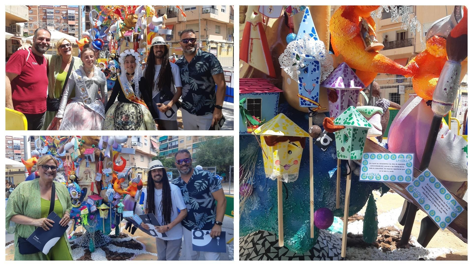 Visita a la foguera infantil Francisco Albert 2024