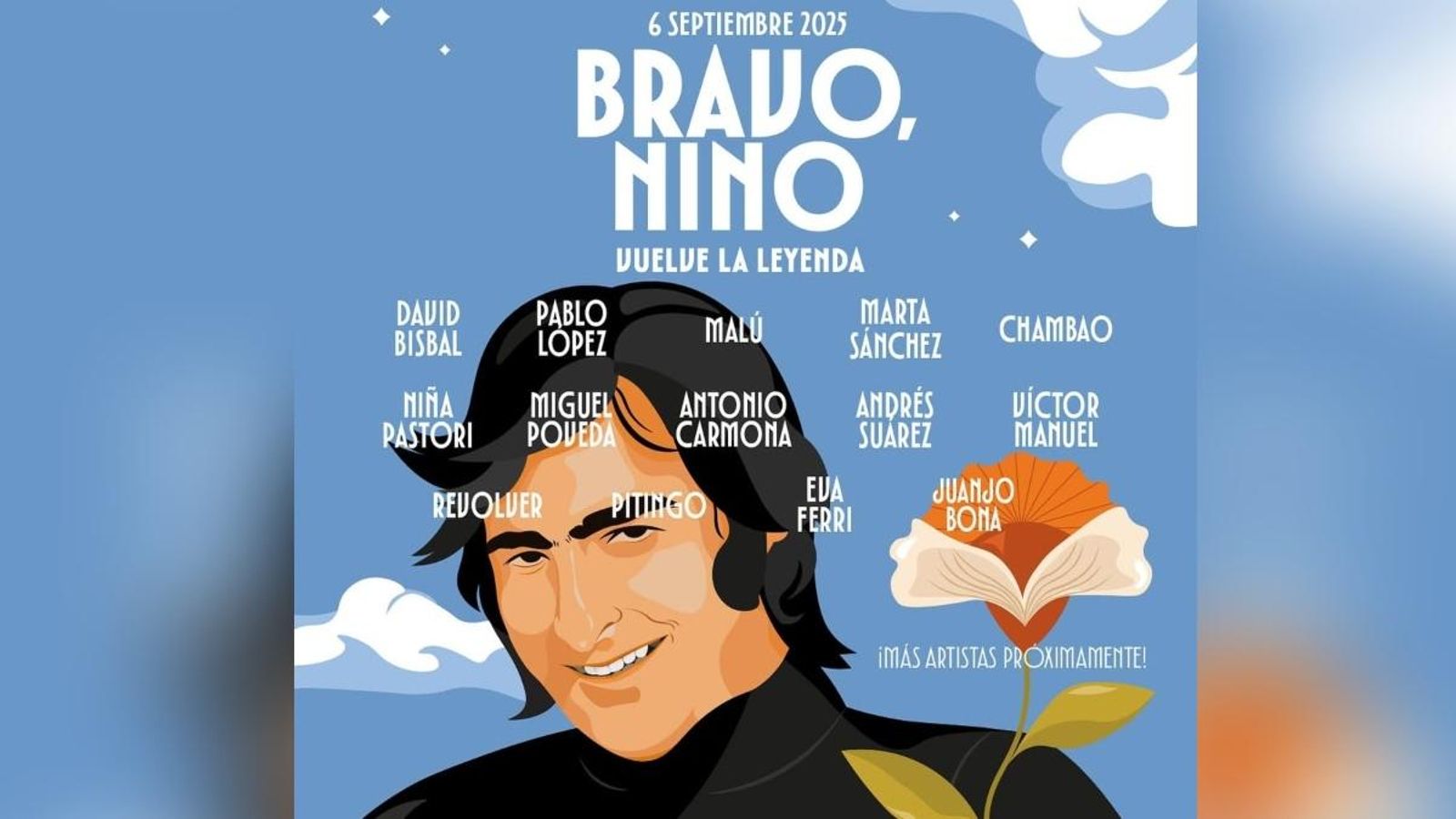 Cartell del concert homenatge a Nino Bravo