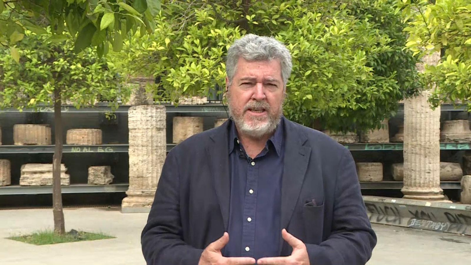 El coordinador d'Aliança Verda i diputat d'Unides Podem, Juantxo López Uralde durant l'entrevista a 'Les noticies del matí'