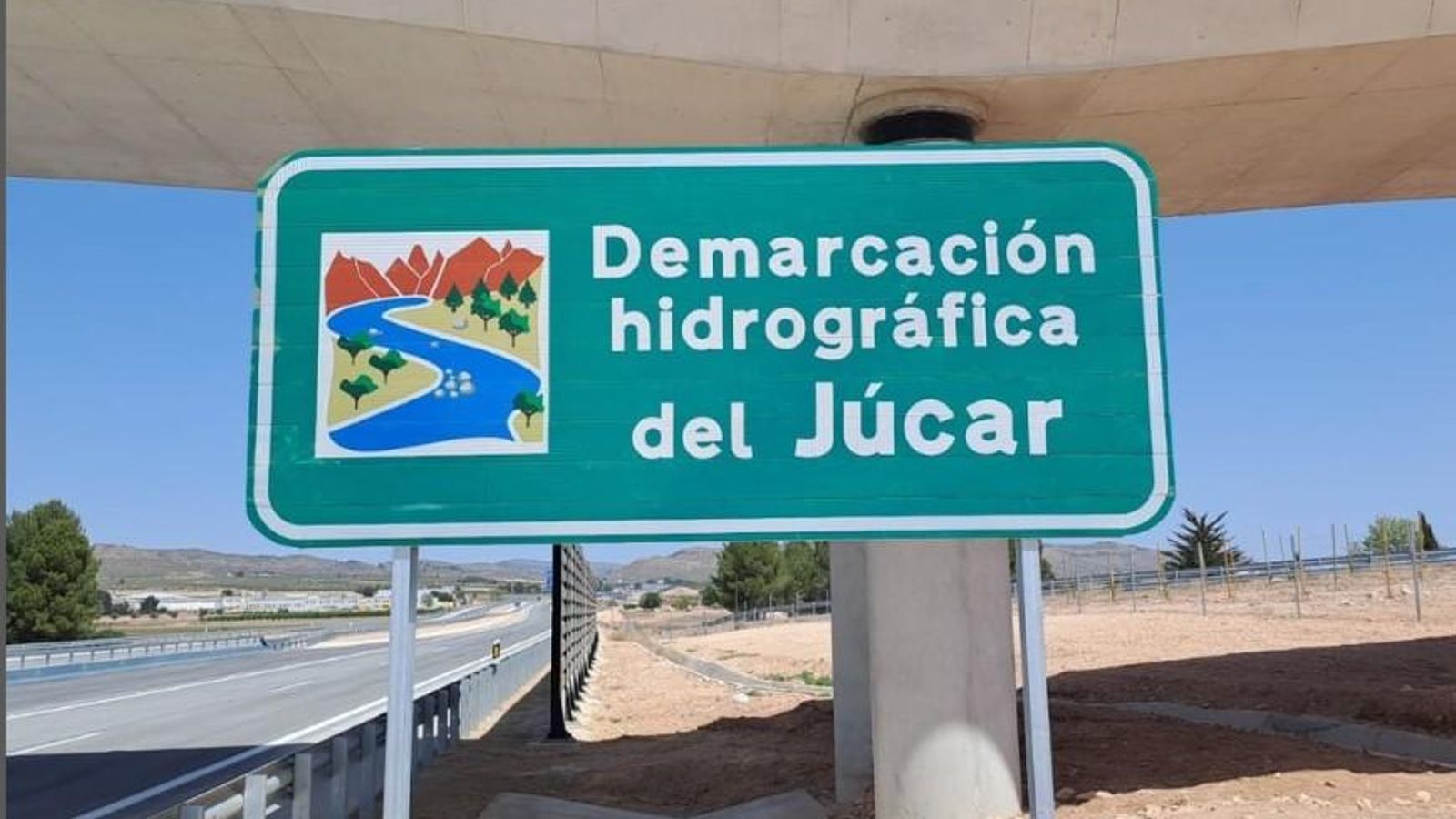 Cartell de la Confederació Hidrogràfica del Xúquer