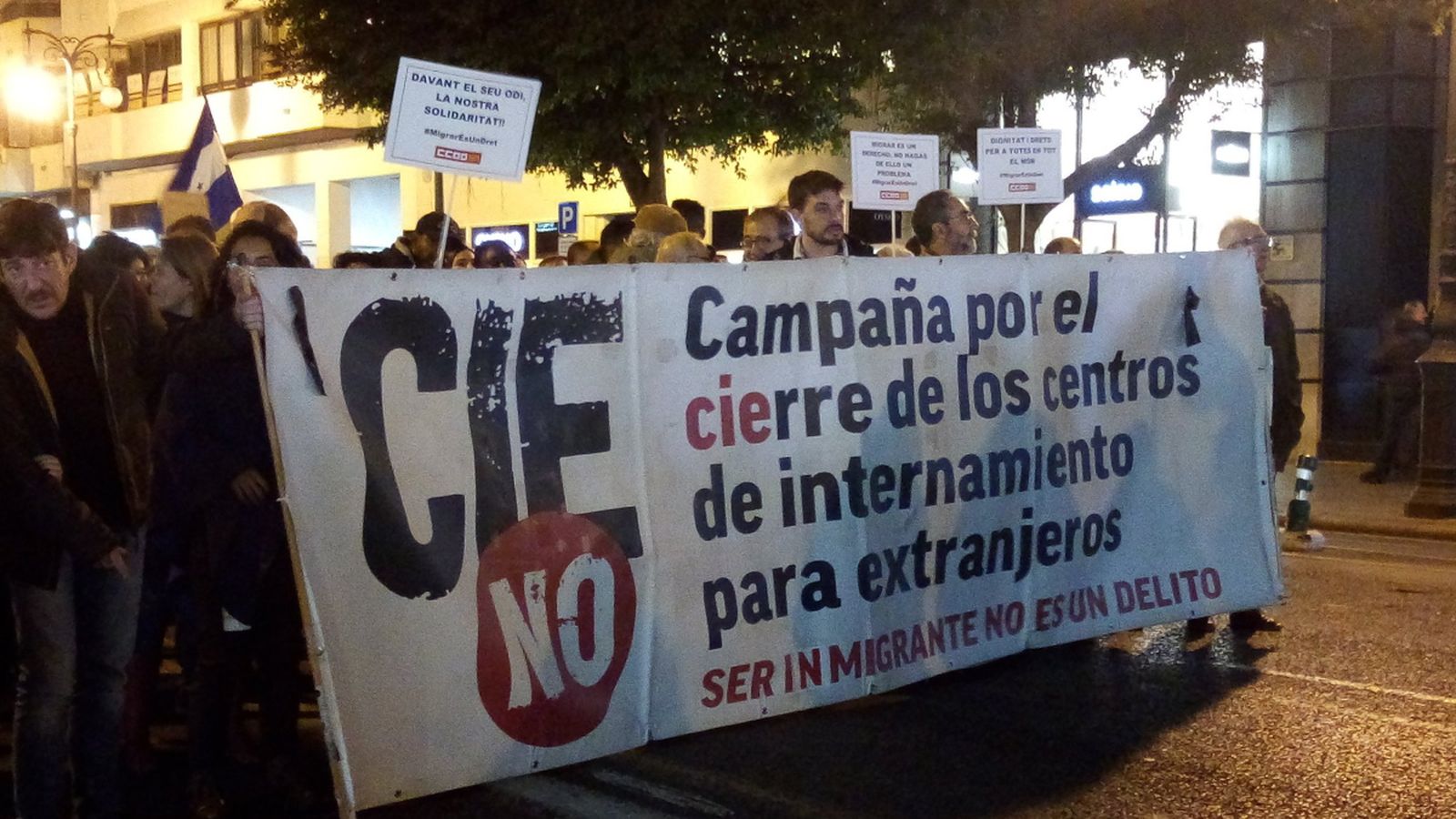 Concentració pel tancament dels CIE, aquest dimecres a València