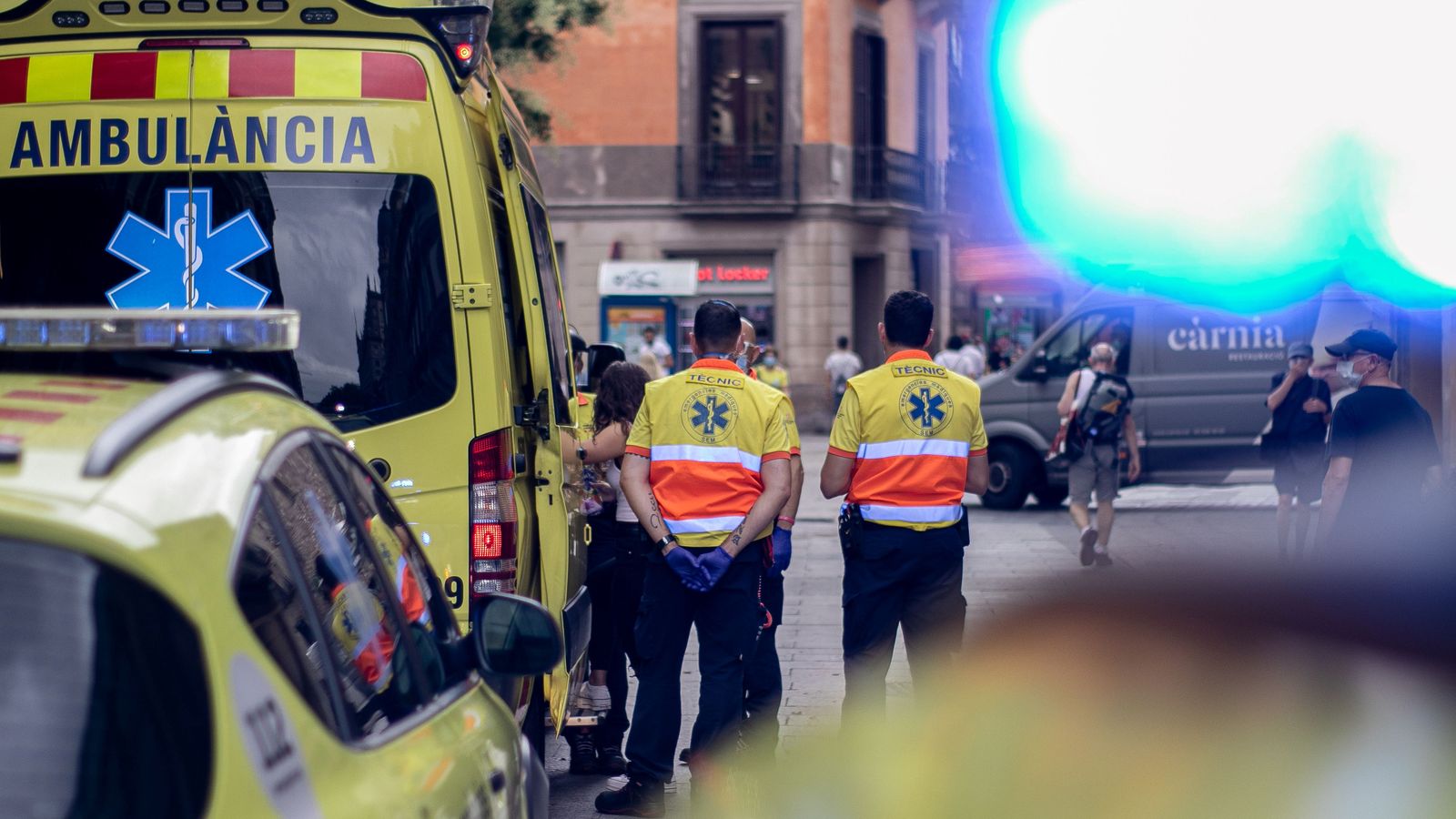 Personal del Servei d'Emergències de la Generalitat