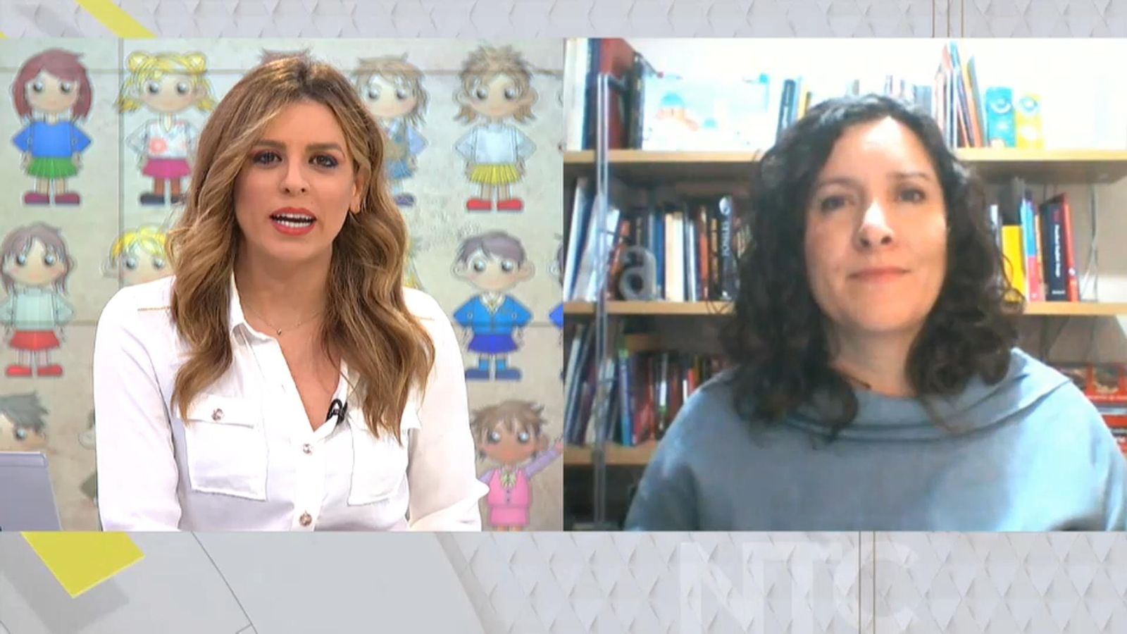 A la dreta, la cap d'estudis d'infantil i primària en la cooperativa Xúquer Centre Educatiu, Pepa Barber