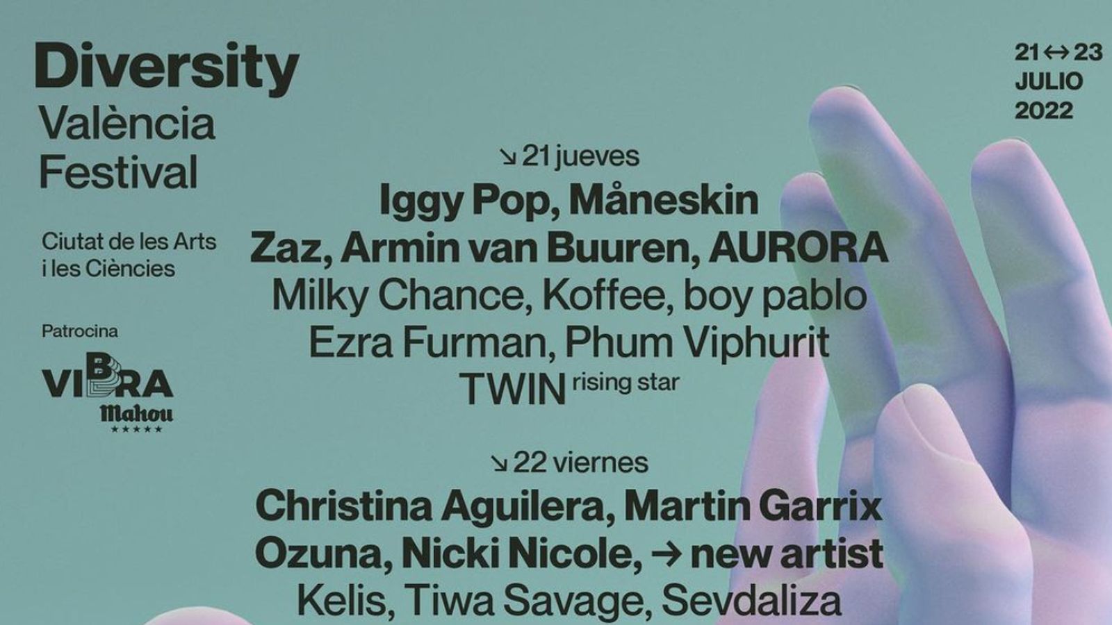 Imatge del cartell del festival Diversity