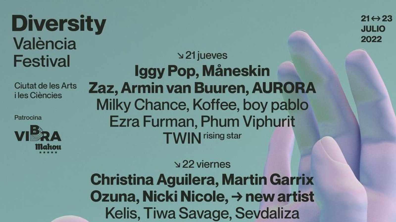Imatge del cartell del festival Diversity