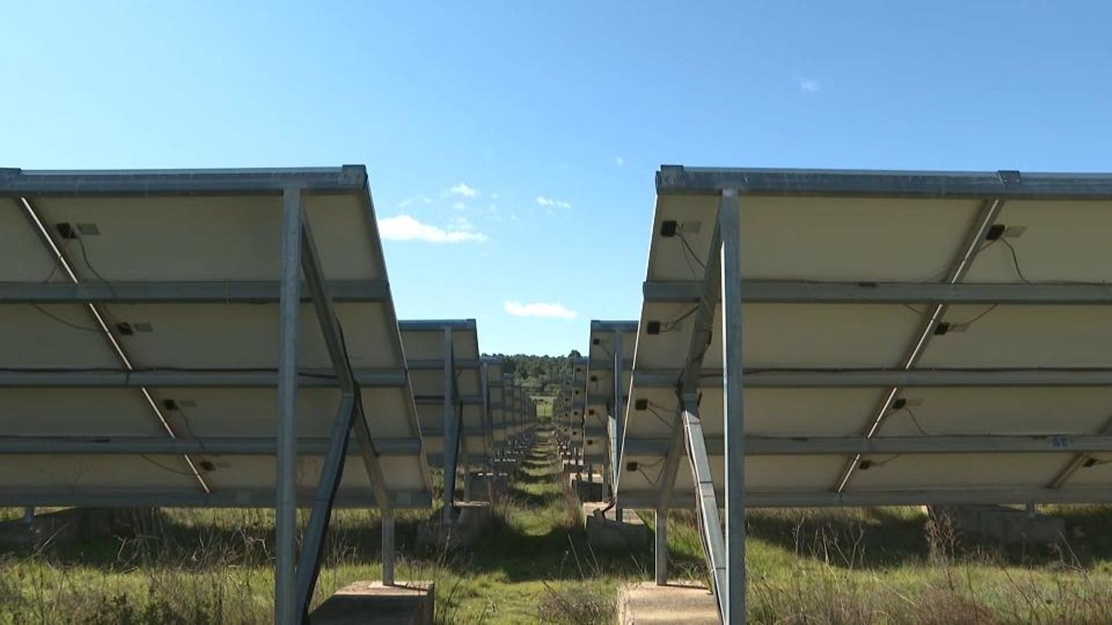 Imatge d'arxiu d'una instal·lació fotovoltaica