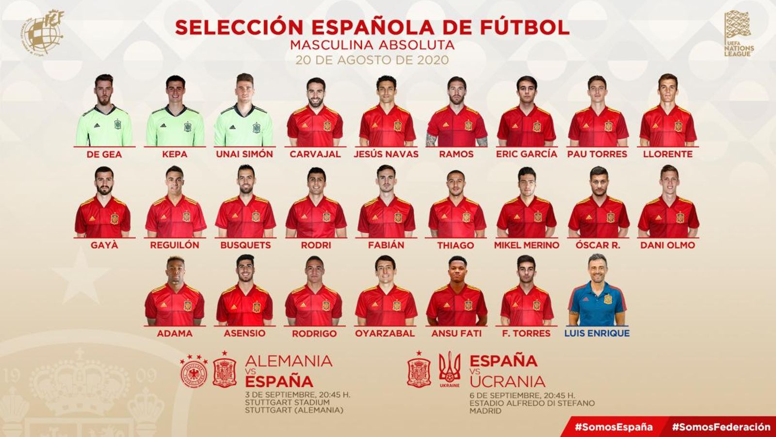 Ferran Torres és una de les set cares noves en la primera llista de convocats per Luis Enrique