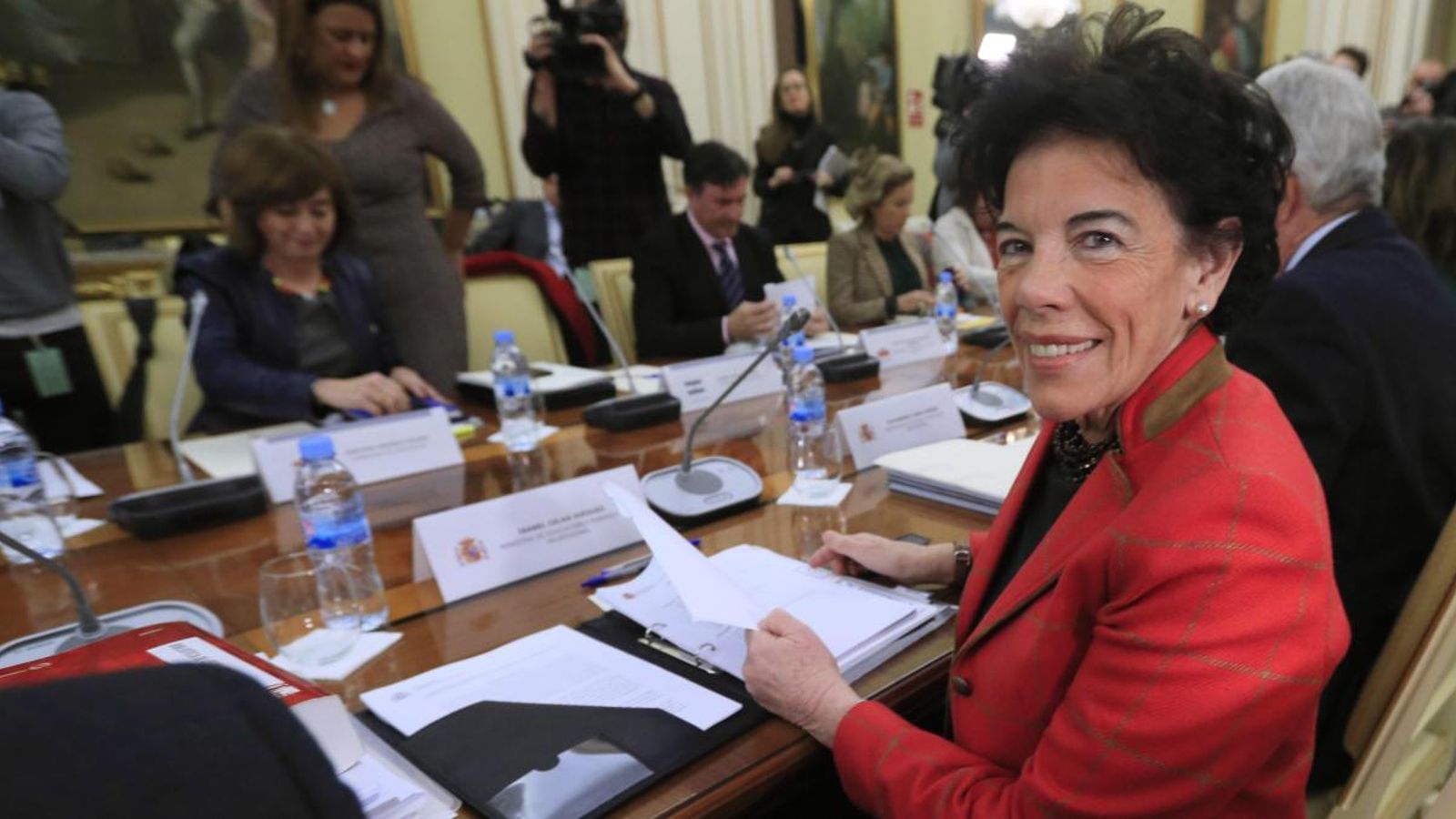Celaá ha presidit aquest dimecres la Conferència Sectorial d'Educació. Fernando Alvarado (Efe)