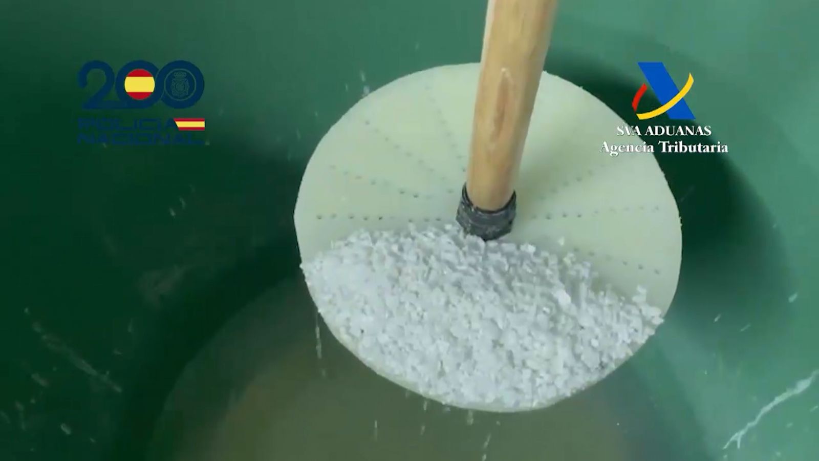 Material interceptat durant un dels registres