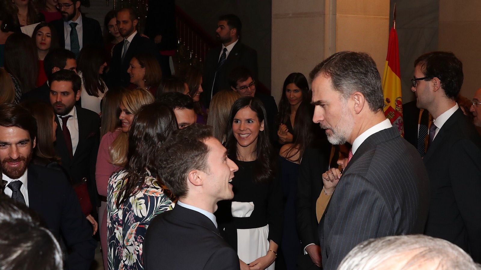 Un acte d'entrega de despatxos, en arxiu