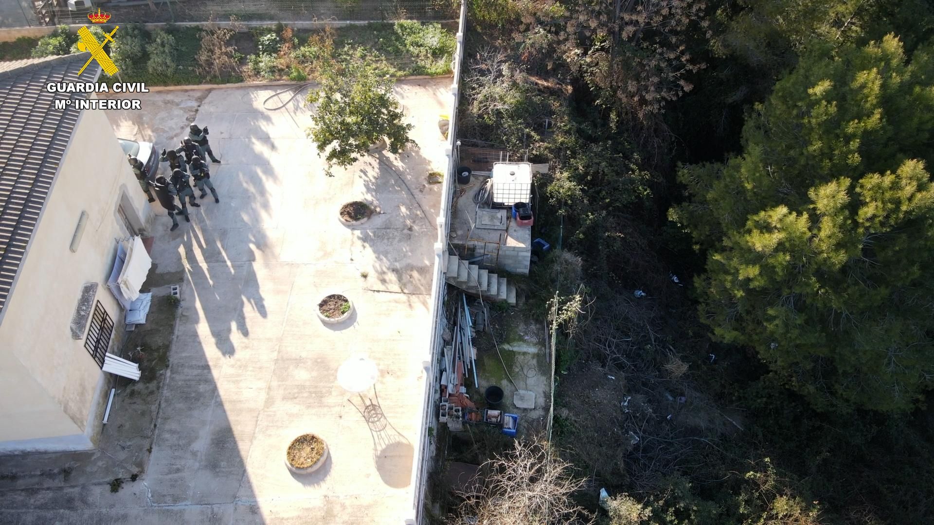 La Guàrdia Civil realitza un dels escorcolls