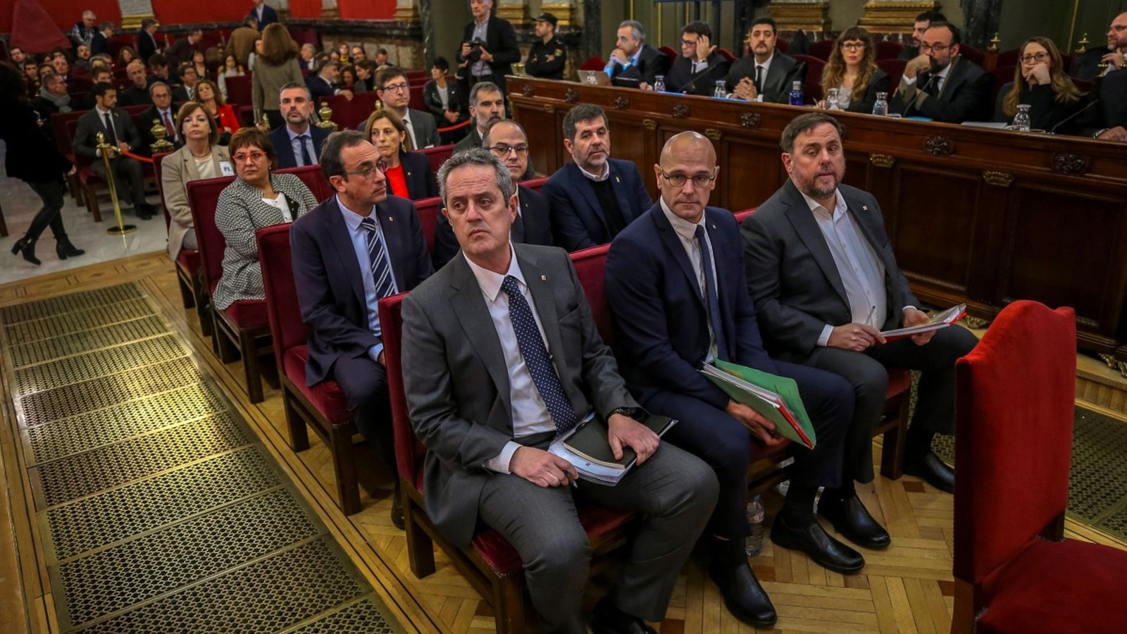 El juí pel ‘procés’ continua amb l\'interrogatori a Rull, Bassa i Borràs