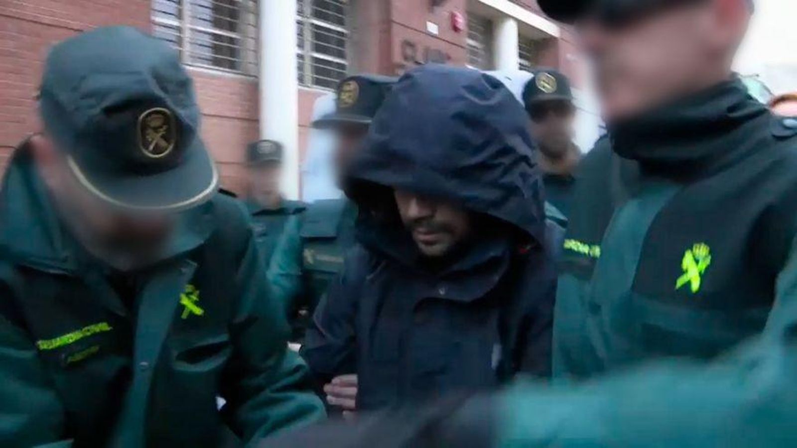 Imatge del moment de la detenció de Jorge Ignacio Palma Imatge del moment de la detenció de Jorge Ignacio Palma