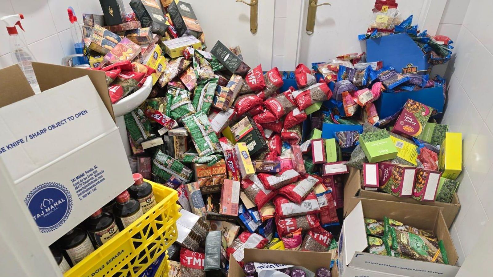 Productes emmagatzemats que també han sigut decomisats