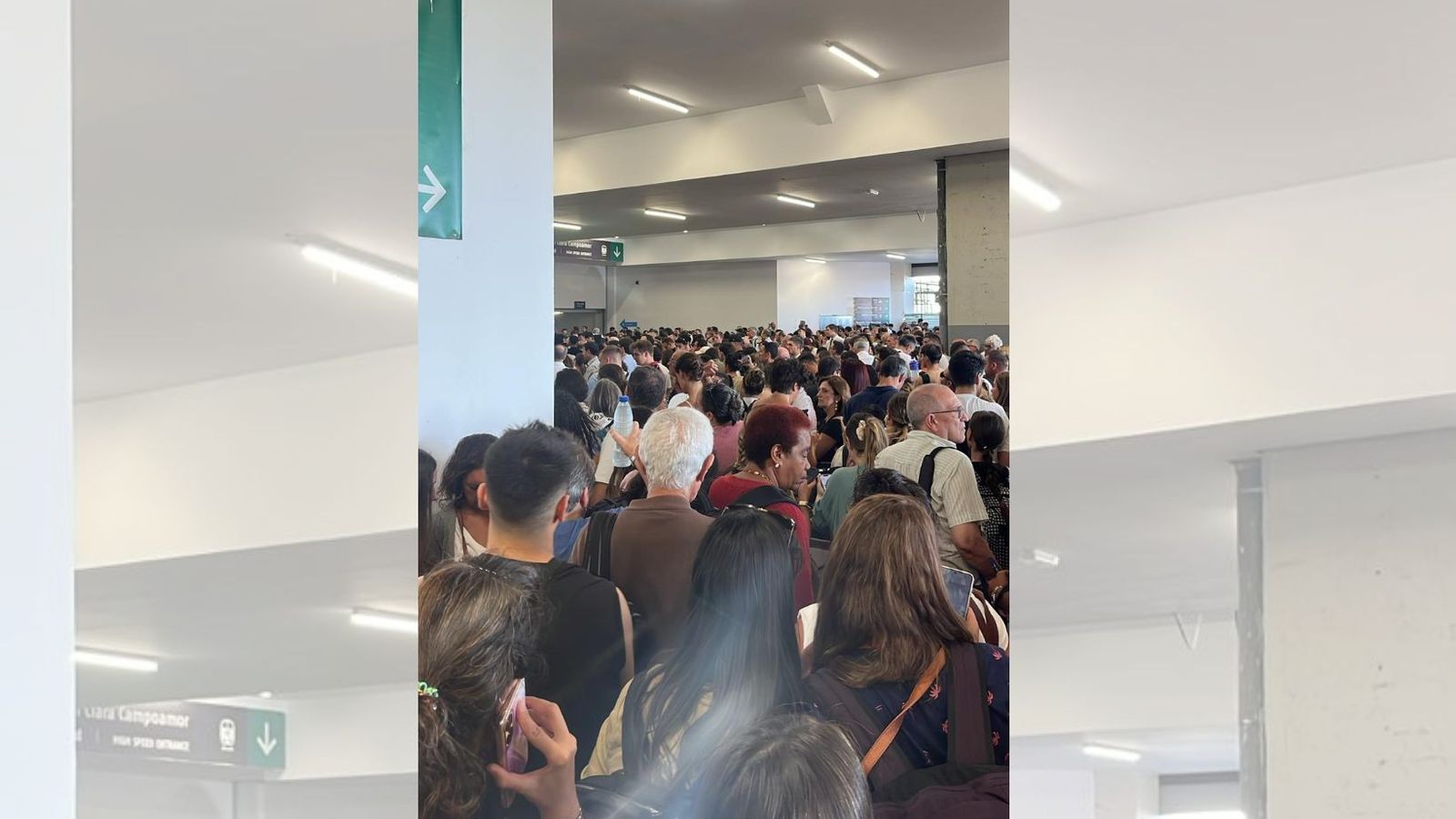 Caos ferroviàri a Madrid